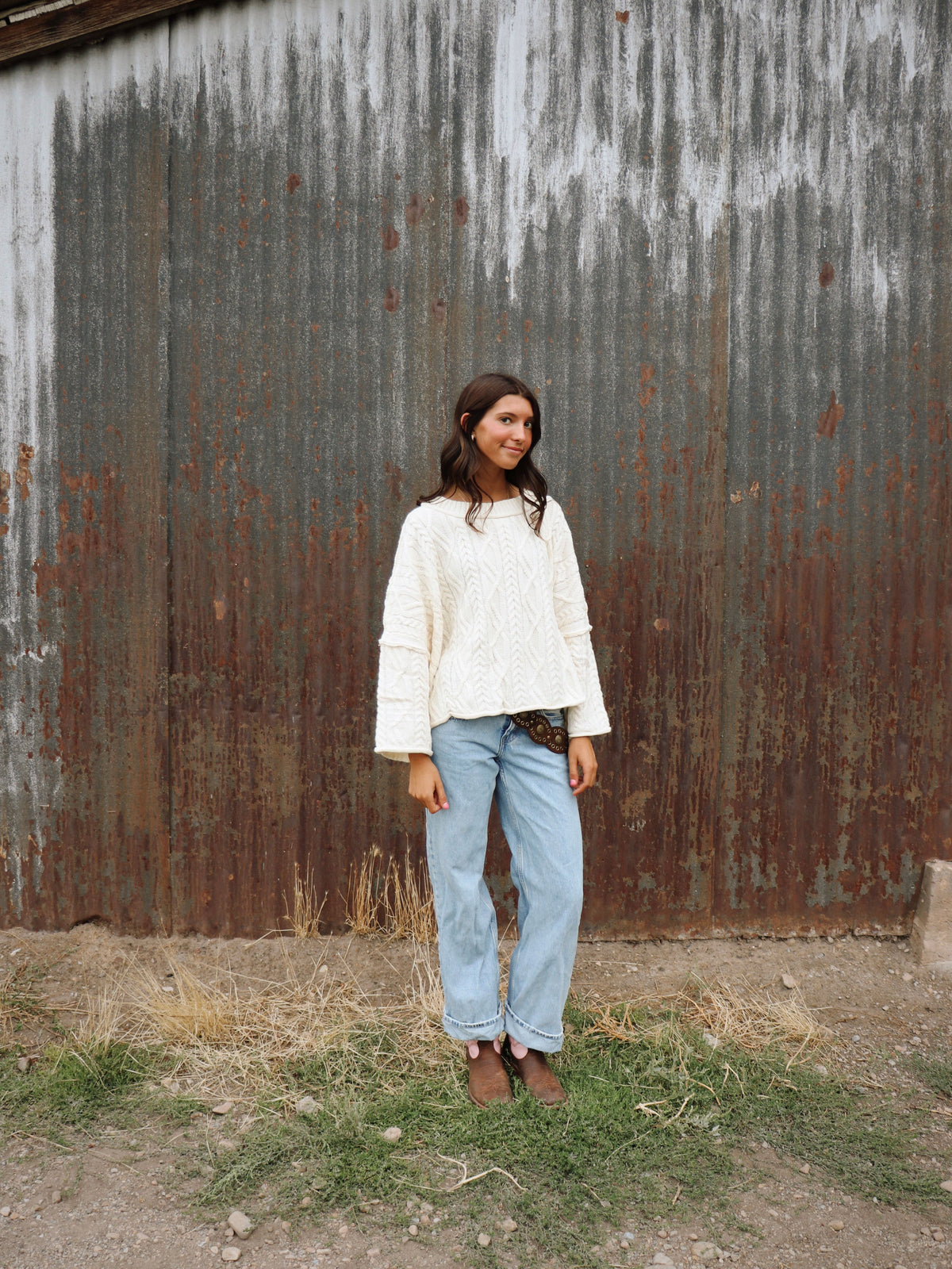 CABLEKNIT SWEATER