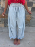 BLUE STRIPED PANTS