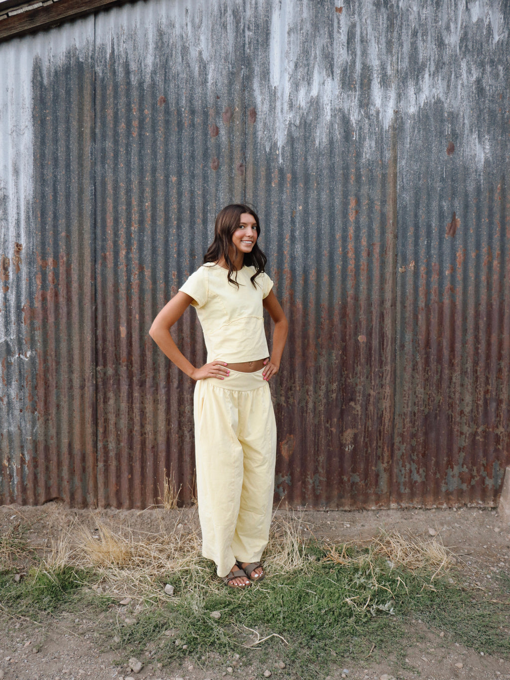 MINERAL WASHED CROPPED SET
