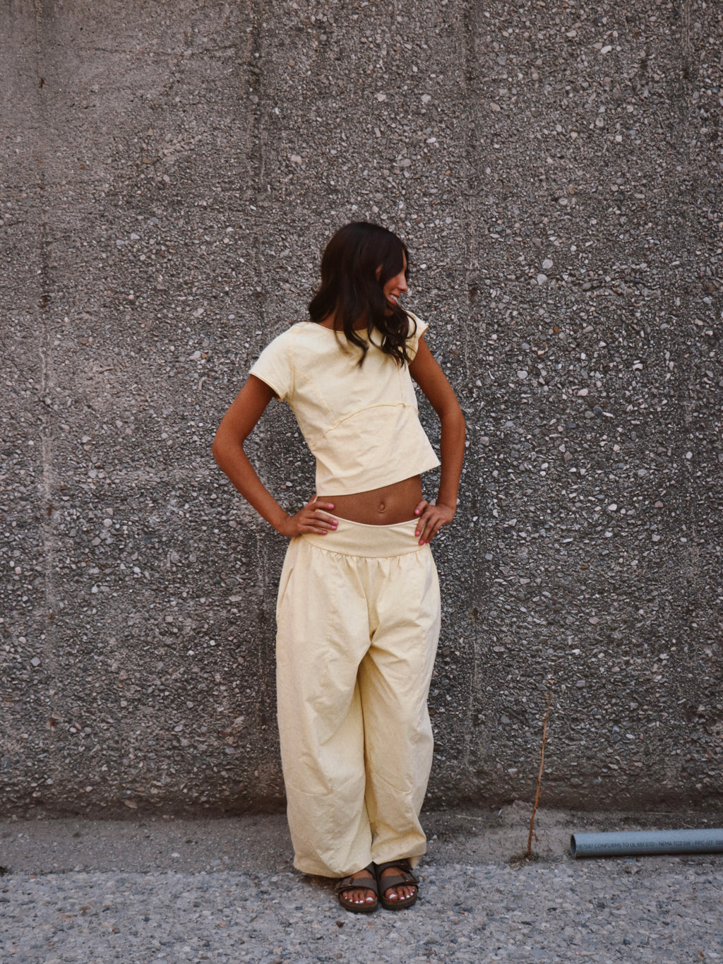 MINERAL WASHED CROPPED SET